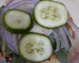 A picture of step 8 of Keema tikki burger.
