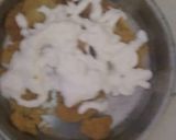 A picture of step 3 of Papdi chaat.