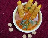 A picture of step 9 of Soya Chaap Sticks In gravy.