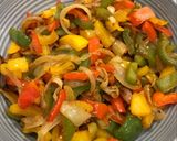 A picture of step 1 of Easy chicken fajitas 🌮.