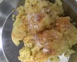 A picture of step 1 of Bharwan Tikki.