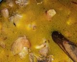 A picture of step 10 of Kenyan Kienyeji chicken pepper soup.
