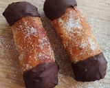 Foto del paso 13 de la receta: Chuchos rellenos de toffee de plátano y puntas de chocolate