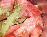 A picture of step 2 of Watermelon masala cooler.