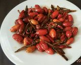 Foto langkah ke 7 dari resep Tumis Melinjo Teri Saus Tiram.