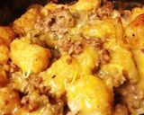A picture of step 10 of Mike's Cheesy Tater Tot Hotdish.