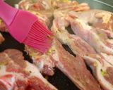 Foto del paso 4 de la receta Chuletillas de cordero a la plancha con patatas y P. de Padrón