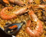 Foto del paso 23 de la receta: Paella de marisco en sartén, con caldo dashi, (Japón), paso a paso