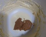 Foto del paso 4 de la receta: Bracito de crema de praliné de avellanas y compota de caqui cubierto de yema quemada (sin gluten)