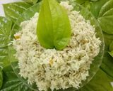 A picture of step 6 of Betel leaves rice.