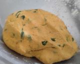 A picture of step 1 of Methi Masala Puri.