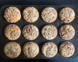 A picture of step 6 of Rhubarb Crumble Cupcakes.