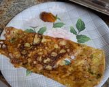 A picture of step 5 of Crispy sorghum dosa.