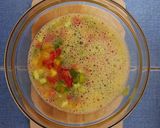 รูปขั้นตอนการทำที่ 4 ของ ไข่เจียวพริกหวาน