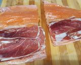 Foto del paso 2 de la receta: Trucha con jamón ibérico en airfryer