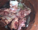 A picture of step 1 of Mutton Shinwari.