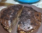 Foto langkah ke 9 dari resep Coklat capucino crepe cake plus oreo 🤭🤭.