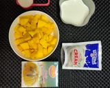 A picture of step 1 of Mango Pudding.