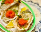 A picture of step 4 of Blue Cheese Oysters.