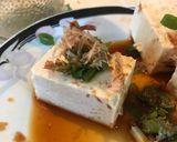 A picture of step 3 of Hiyayakko (Cold Tofu).