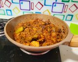 सूखे बैंगन आलू (sukhe baigun aloo recipe in hindi) रेसिपी चरण 3 फोटो