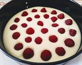 Foto del paso 5 de la receta Tarta de queso y frambuesas con cobertura de coulis de frambuesas