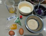Foto langkah ke 2 dari resep Bolu Kukus Ubi Ungu.