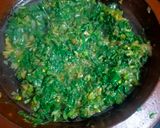 A picture of step 2 of Sweet Corn - Palak Subzi.