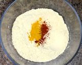 A picture of step 1 of Tomato Omelette.