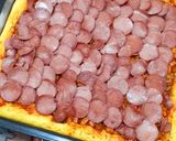 عکس مرحله 2 از دستور ابر پیتزا کیکی😳🍕🍕