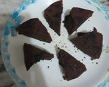A picture of step 4 of Oreo brownies.