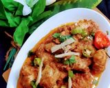 A picture of step 7 of Achari chicken karahi😋.