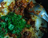 A picture of step 7 of Bombil(dried bombay duck) chutney.