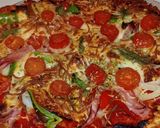 Foto del paso 7 de la receta: Pizza con base de pollo🇮🇹Keto/Sin Gluten/Low carb