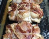 Foto del paso 5 de la receta: Pechugas rellenas envueltas en panceta