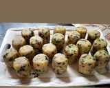 A picture of step 2 of Potato Bomb Chaat.