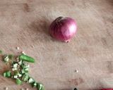 A picture of step 1 of Aloo Appae.
