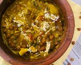 A picture of step 3 of Kala Chana Masala.