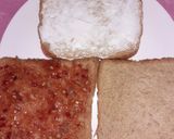 A picture of step 2 of Omelette Sandwich.