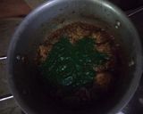 A picture of step 7 of Palak Chicken (spinach).