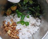 A picture of step 7 of Pudina Kobbari Pachadi/Mint Coconut Chutney (South India Special).