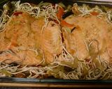 Foto del paso 7 de la receta Salmón al horno con verduras y gulas