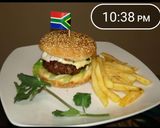 A picture of step 5 of Eggfree Burger patty.