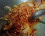 A picture of step 3 of Masala bhindi.