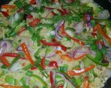 A picture of step 3 of Noddles pizza.