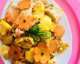 Hình bước làm 3 của món Rau củ kho chay