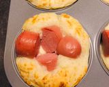 A picture of step 6 of Hot Dog 🌭 Muffin Cups.