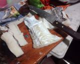 Foto del paso 5 de la receta: Bacalao con papas y garbanzos