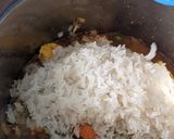 A picture of step 5 of Multicolor rice.
