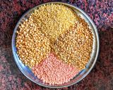 A picture of step 1 of Rajasthani Panchmel Dal.